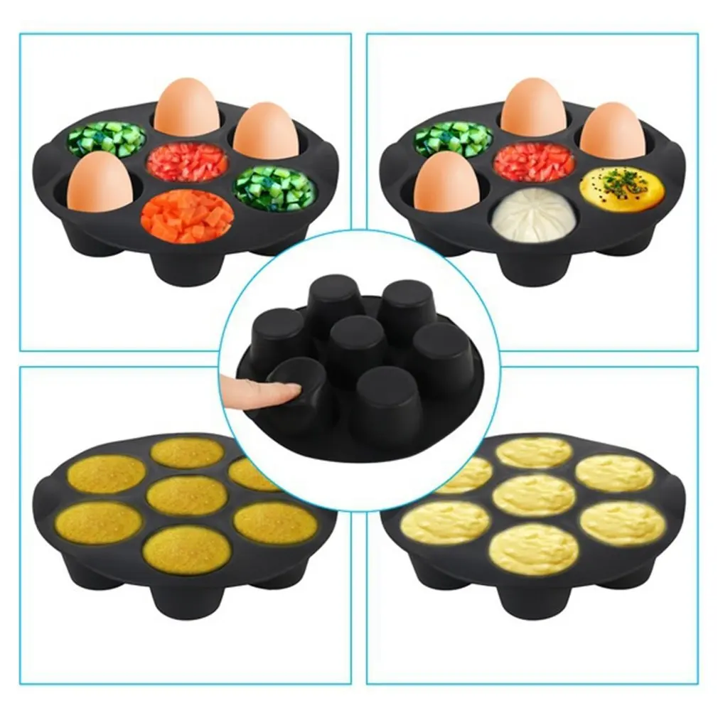 

Air Fryer Accessories 7 even Cake Cup Muffin Cup Cake Moulds For 3.5-5.8L various models of air fryer