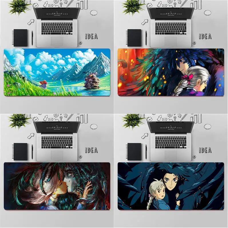 

YNDFCNB Top Quality Howl's Moving Castle DIY Design Pattern Game mousepad Free Shipping Large Mouse Pad Keyboards Mat