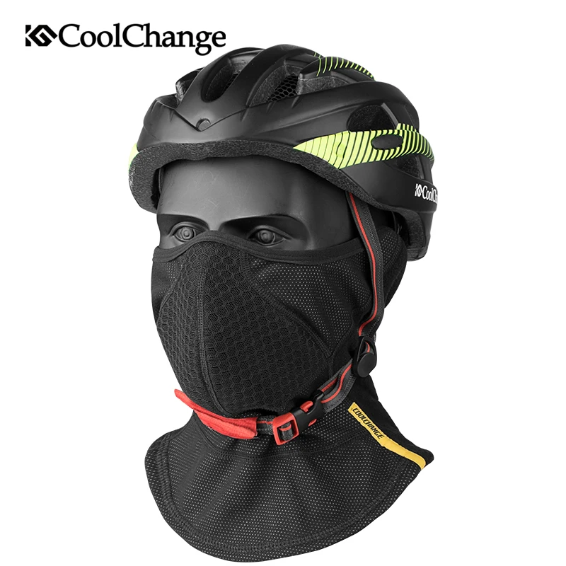 CoolChange велосипедная маска зимняя ветрозащитная эластичная полумаска для лица