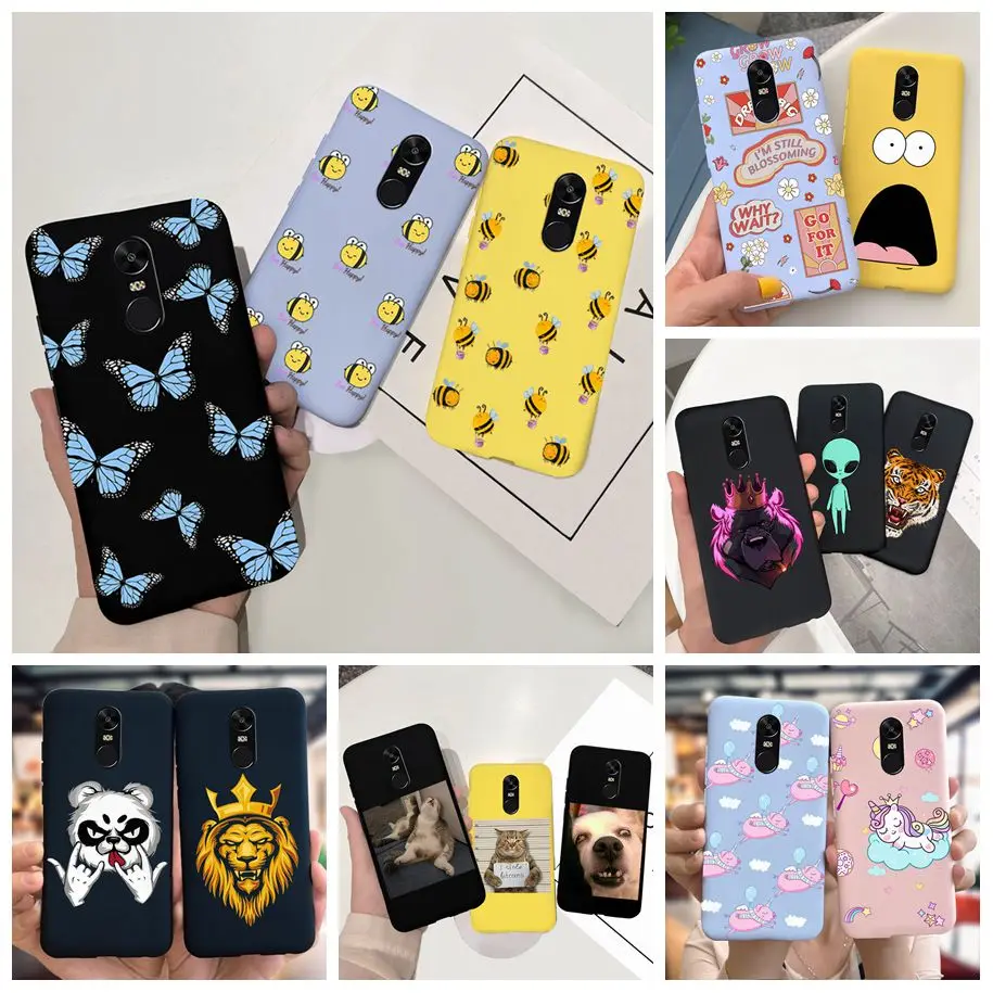 Чехол для телефона Xiaomi Redmi Note 4X задняя крышка милая бабочка пчела окрашенные