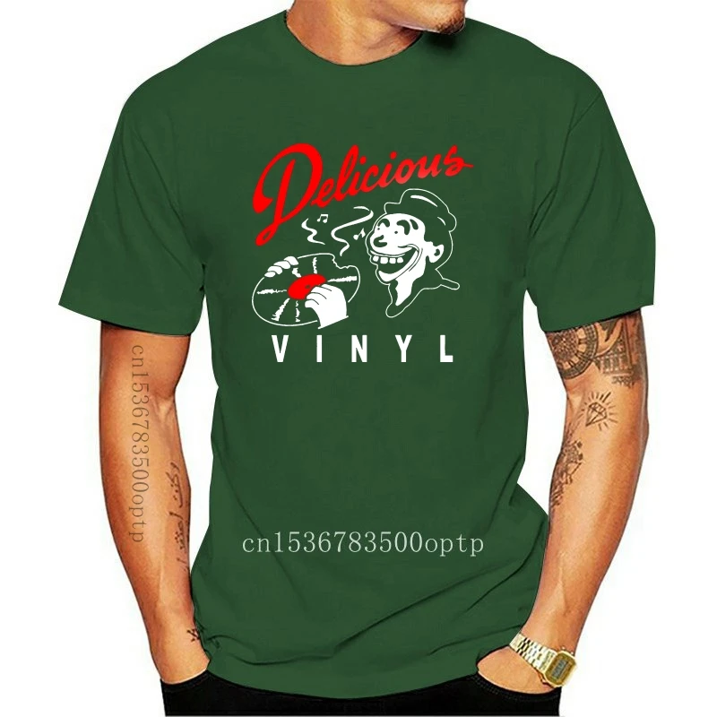 

New Delicious Vinyl 1980s T-Shirt S-5XL Basic Models Tops TEE Shirt