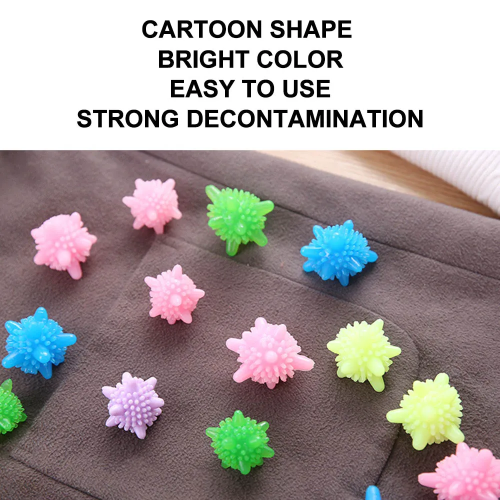 Dryer Balls Reusable Clean Tools PVC Laundry Washing Drying Fabric Softener Ball Dry Products Accessories | Дом и сад