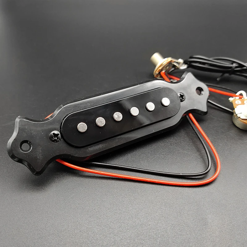 Звуковое отверстие Магнитная Акустическая гитара Пикап для 6 струн народная