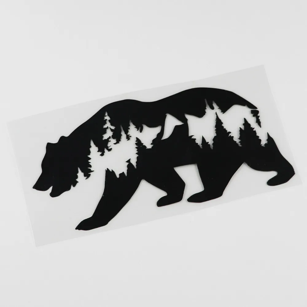 

ClassicDesignCartoon Bear vinyl Car-Stickersreflective for Car Window Bumper Trunk Auto Mirror Motorcycle Uv Protection kk17*9cm