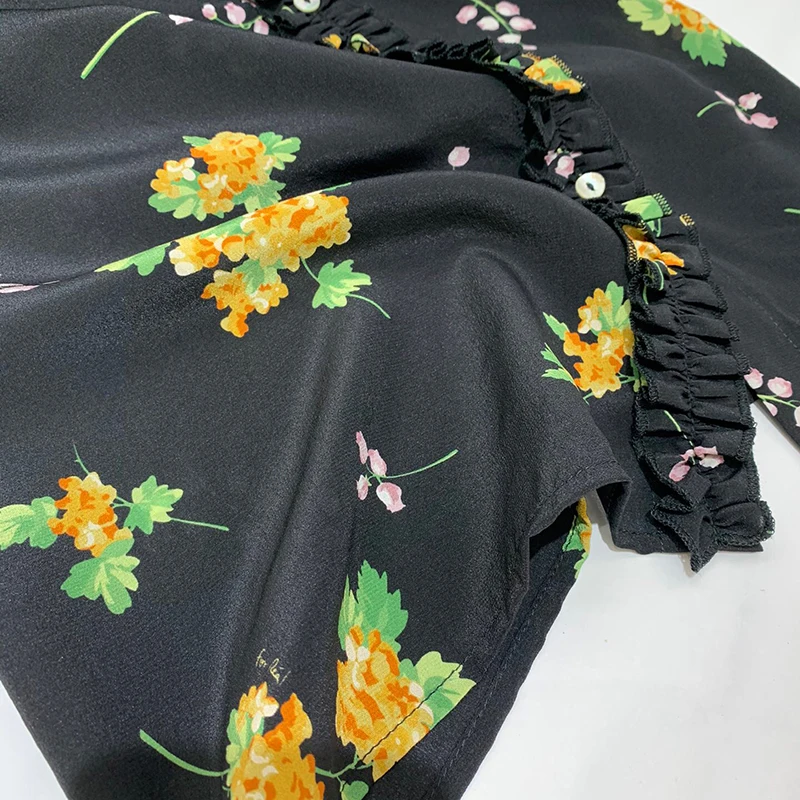 

2021 Summer New Silk Printed Sling Mini Skirt
