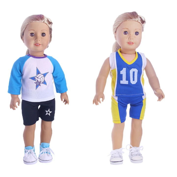 

Sport Suit for American girl 18inch doll clothes for children best gift