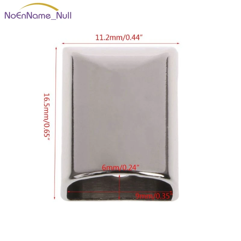 

10pcs Leather Craft DIY Metal Zipper Tail Clips Buckle Stop Tail Plug Head Tool Fastener with Screws JUL29