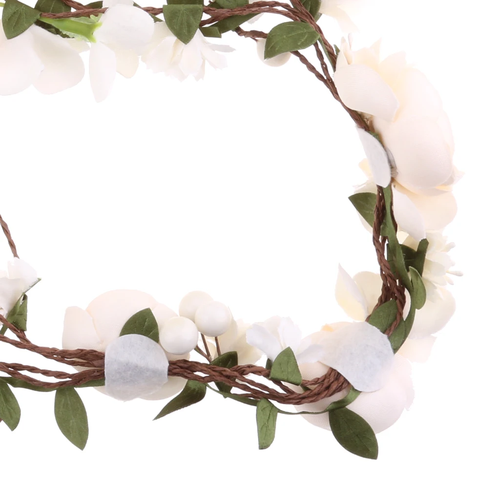 Свадебные Ротанговые цветы в стиле бохо тростниковые венки волосы гирлянды