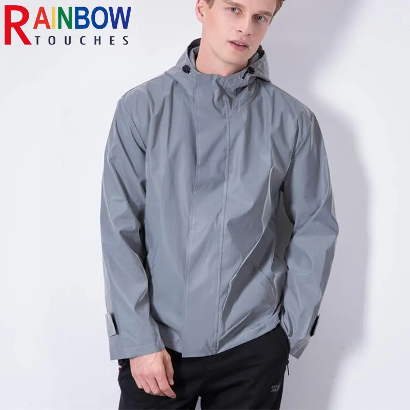 

Rainbowtouches Bulk Wholesale Mens Plain Reflective Jacket
