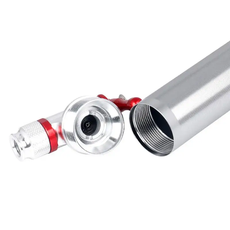 Мини-насос для велосипедных шин из алюминиевого сплава без резьбы CO2 аварийный