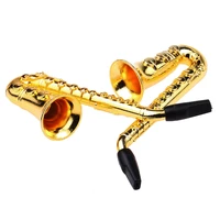 removable portable metal pipe saxophone creative small smoking pot pipe smoking accessories