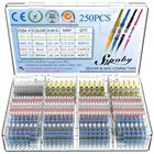 Герметичные соединители для проводов, клеммы, термоусадочная втулка, стыковые соединители, набор изолированных соединителей для автомобиля, морского транспорта