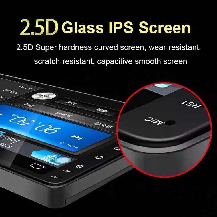 Автомобильный мультимедийный плеер Android 10 4 &quotIPS дисплей GPS радио bluetooth навигация