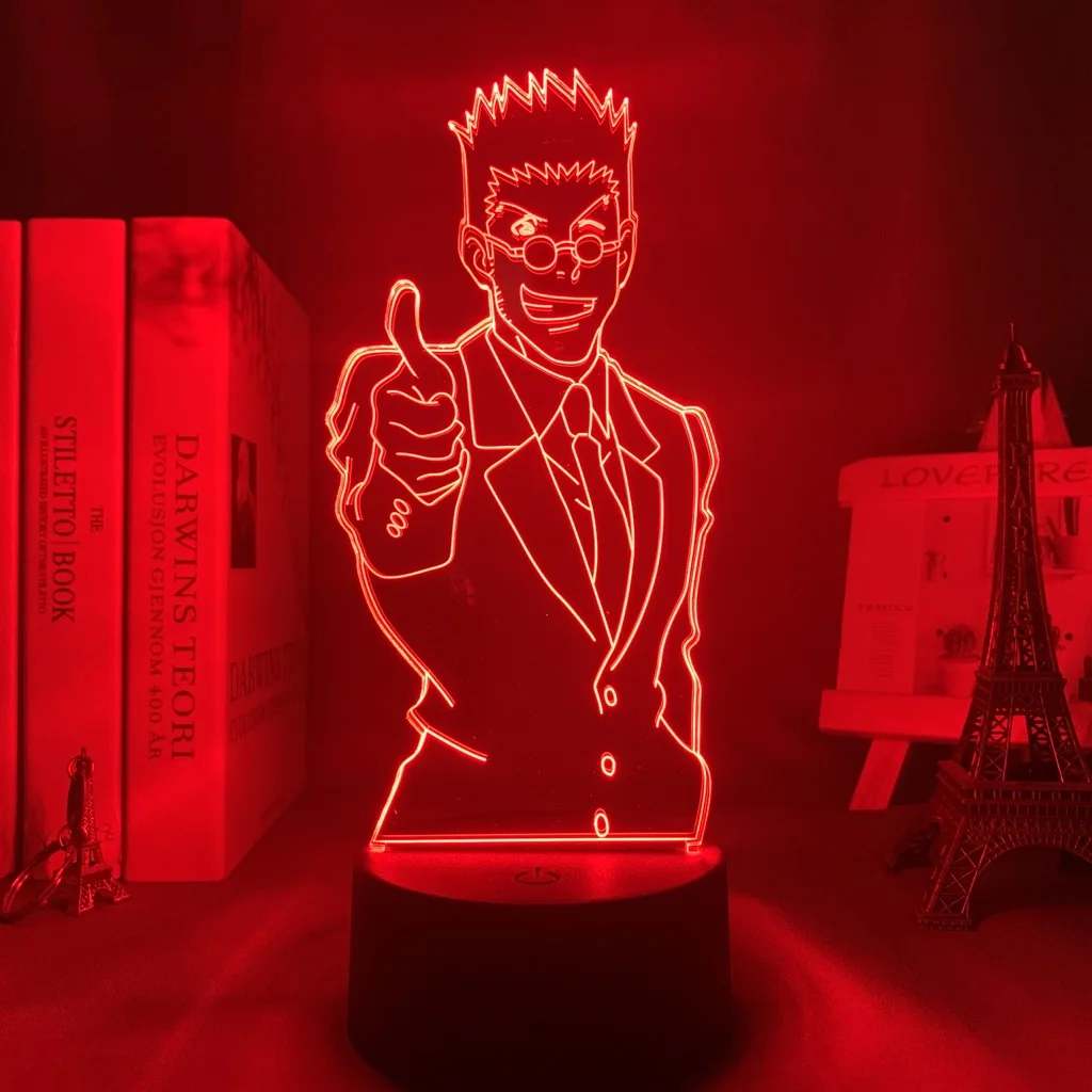 Светодиодный ночник светильник в стиле аниме Охотник х для спальни декор детей