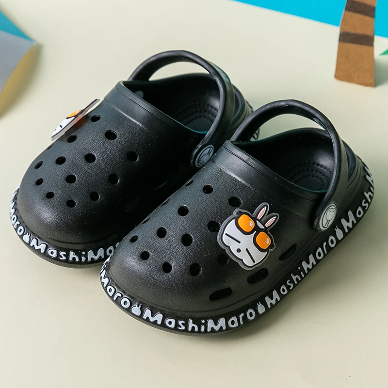 

TZLDN Baby Girl Cartoon Cute Toddler Beach Garden Slippers Kids Boy Hole Shoes Children's Summer Flip Flops Indoor Cute Sandals
