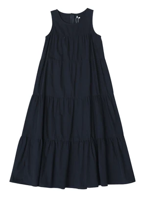 Женское платье без рукавов свободная юбка большого размера с оригинальным