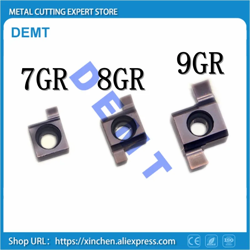 10 шт. 6GR 7GR 8GR 9GR внутри паз Карбид токарная обработка Inserts.7GR 100/150/200/250/300 костюм для
