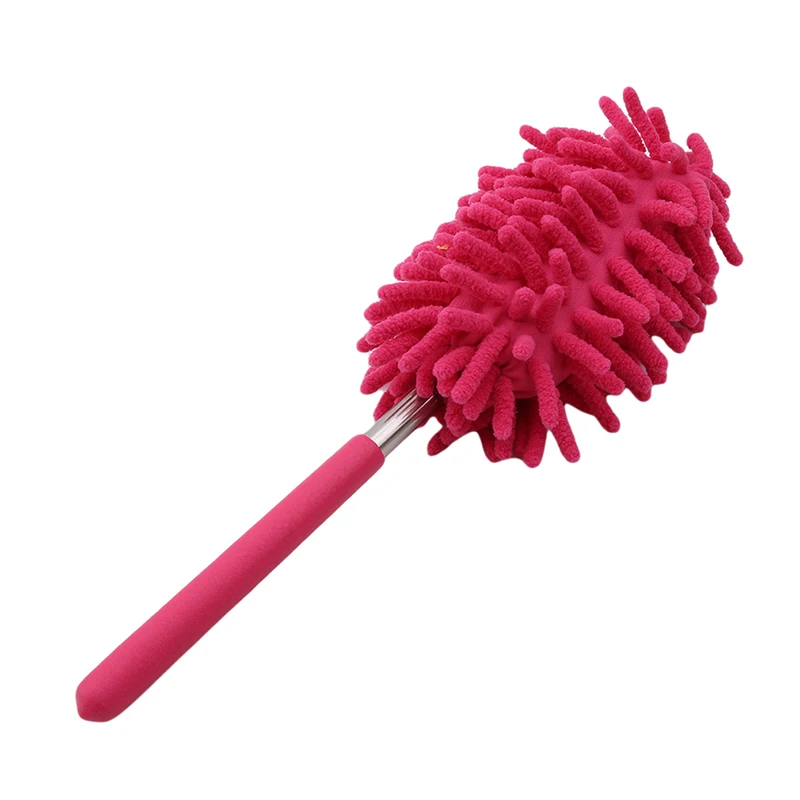 

Creative Extendable Microfibre Cleaning Feather Dusters Adjustable Feather Duster Household Dusting Brush Cars Cleaning 4 Color