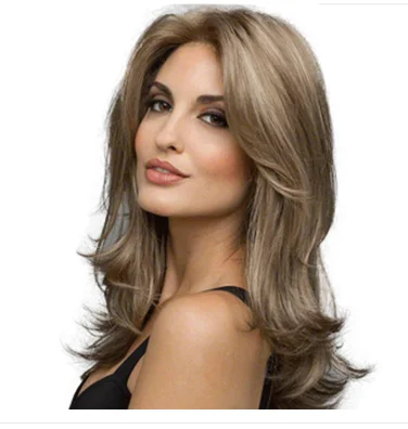 

Парики длинные волнистые для женщин, термостойкие синтетические искусственные волосы для повседневного использования, для средвечерние, б...