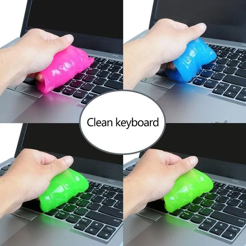 Мягкая липкая гель-слизь для очистки от пыли клавиатуры цифровой зеркальной