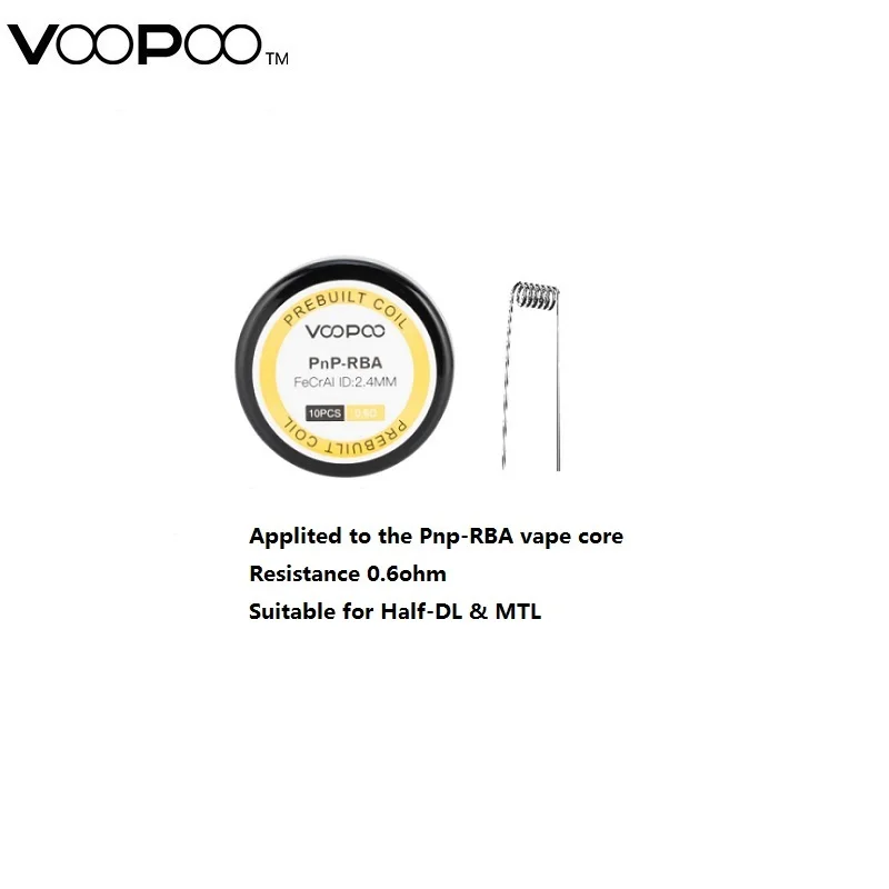 Готовая катушка Voopoo PnP RBA для самостоятельной сборки сопротивление MTL Half-DL PnP-RBA