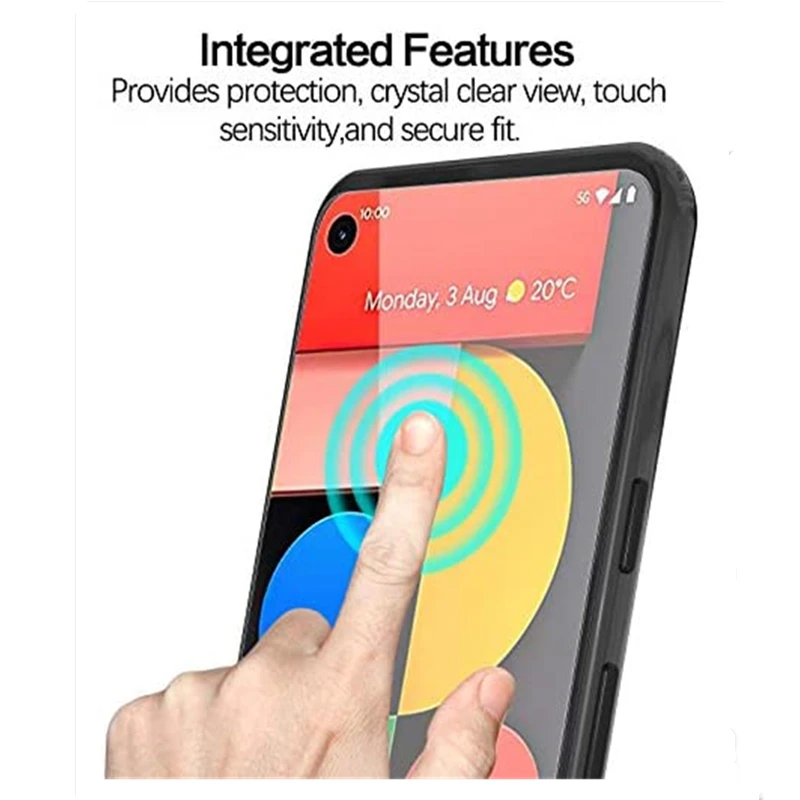 Vidrio templado para Google Pixel 6 2 3 3A 4 4A 5A 5G 5 XL Pixel2 Pixel3, Protector de pantalla para Pixel 4 5 6, pel&iacute;cula protectora, 2 uds.-4