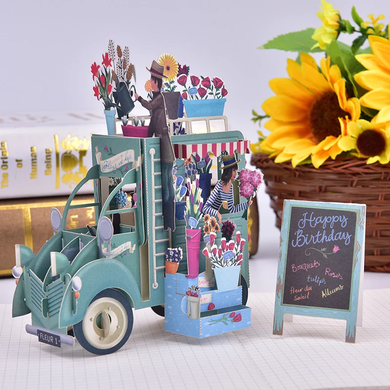 3D выдвижные карты для градуирования на день рождения подарочные День отца