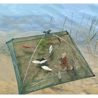 drop fishinglanding net crayfishshrimp catcher casting network mesh cage trap for fish eels trapcage prawn bait net