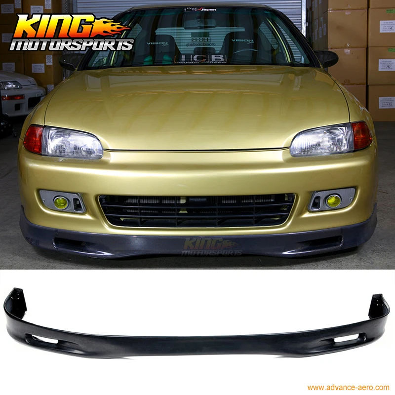 Подходит для 92 95 HONDA CIVIC EG 2 3DR ПУ ложка передний бампер блесна губ боди уретан|front