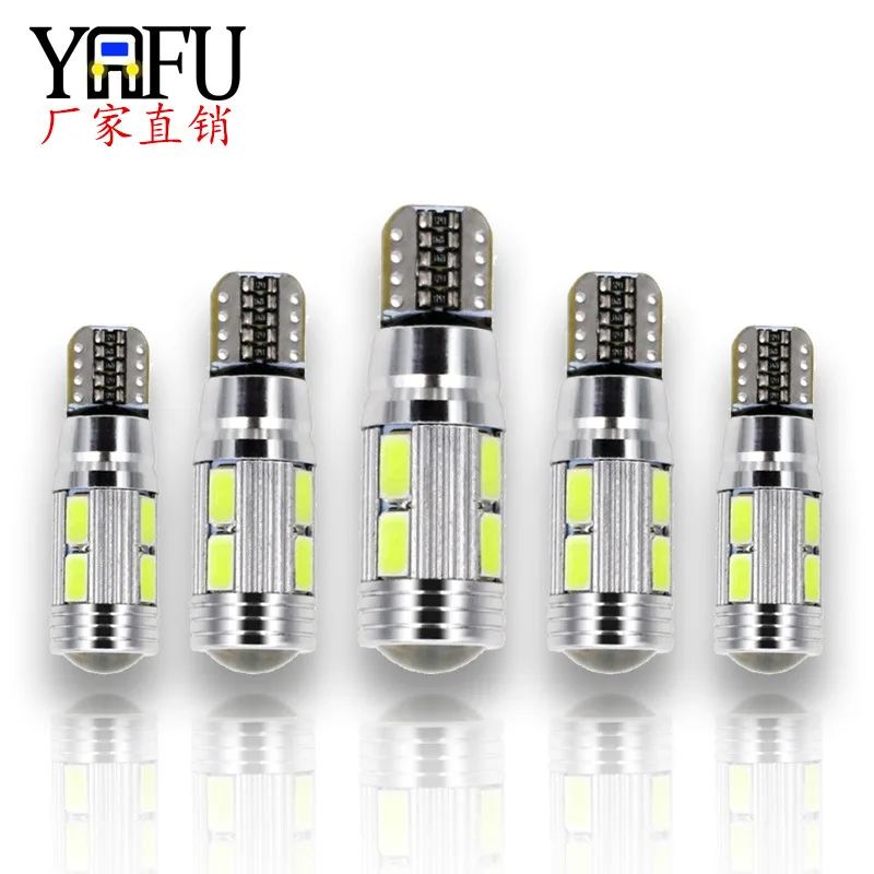 Декодирование T10 5730 5630 10smd лампа номерного знака Лампа для чтения Автомобильный