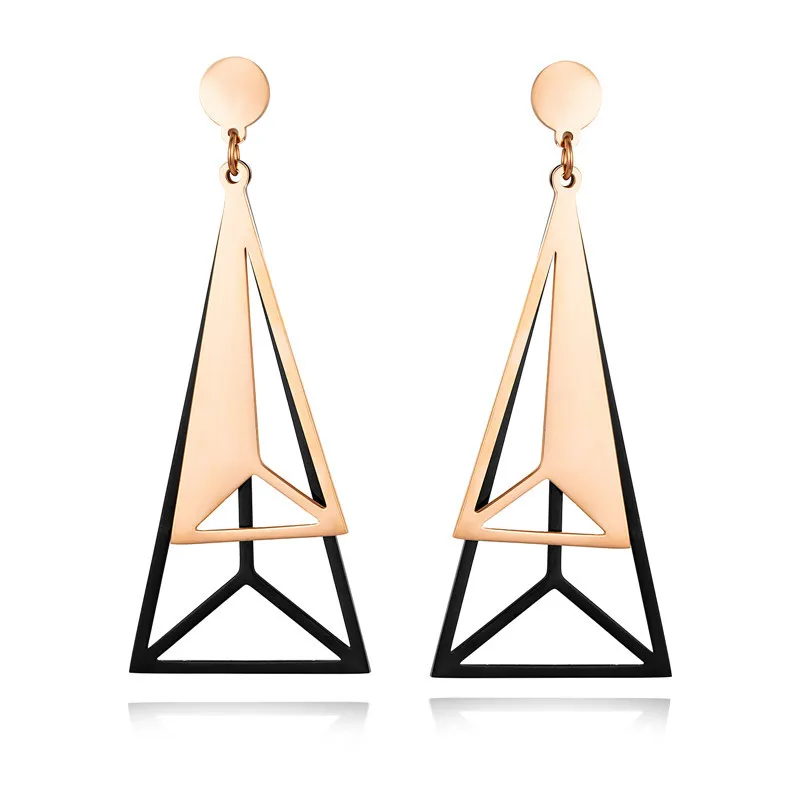 2021 ультрамодные женские модные серьги Клипсы из титановой стали для женщин