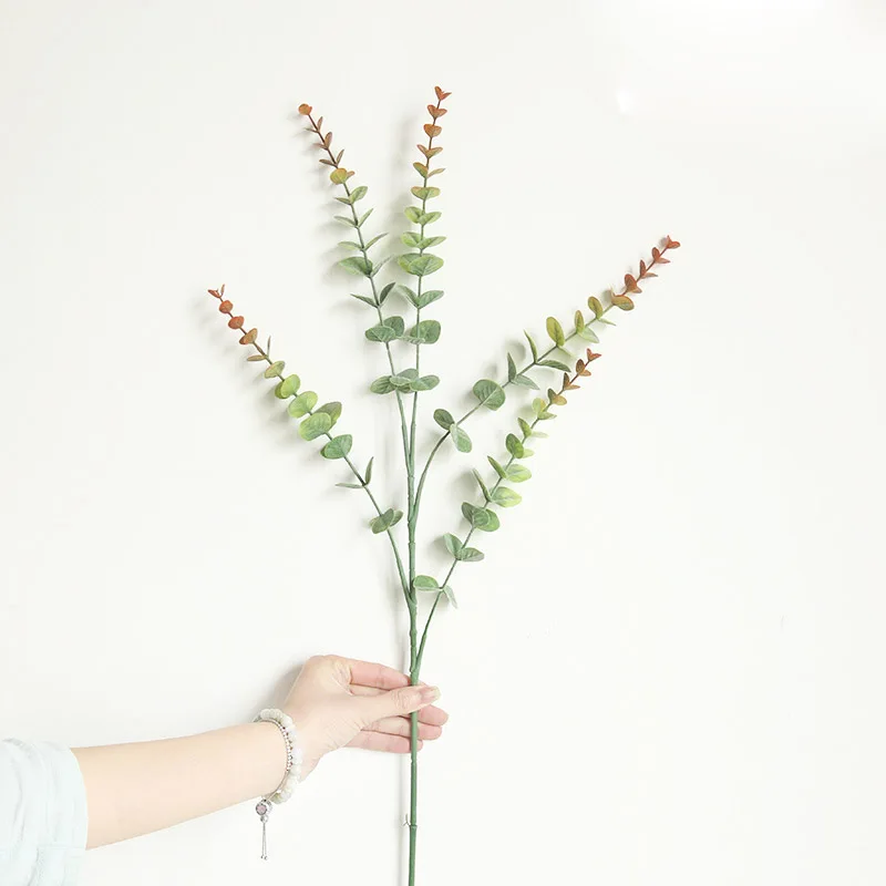 Искусственный цветок на одной ветке украшение для дома свадебный настенный