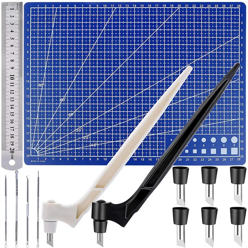 

Craft Cutting Tool 360 Degree Rotating Blade Craft Cutting Mat Stainless Steel Art Engraving Wrapping Paper Cutter