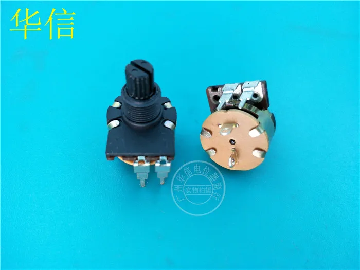 9 шт. для HT 149-тип одинарный потенциометр B500K/изогнутые ножки/черная длина ручки 15