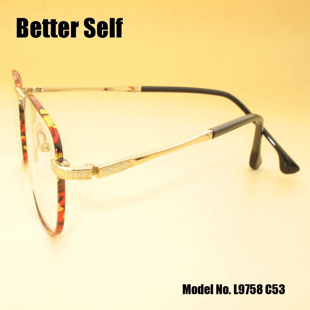 

Square Optic Glasses Tortoise Alloy Eyewear Women Spectacles Can Equip Myopia Eyeglasses Frame L9758