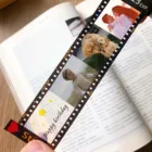 Персонализированный текстовый брелок для фотографий, модный брелок с пленкой на заказ, подарок на день рождения, юбилей, День Святого Валентина, для мамы, папы, любимого друга