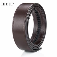hidup top quality 100 pure cowhide leather automatic styles belts men strap only genuine belt 35mm width without buckle nwj631