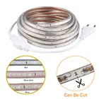 Водонепроницаемая светодиодная лента SMD3014, 120 светодиодовм, в переменного тока