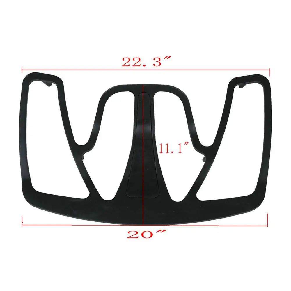 Мотоцикл хромированный алюминиевый багажник багажная стойка кронштейн для Honda