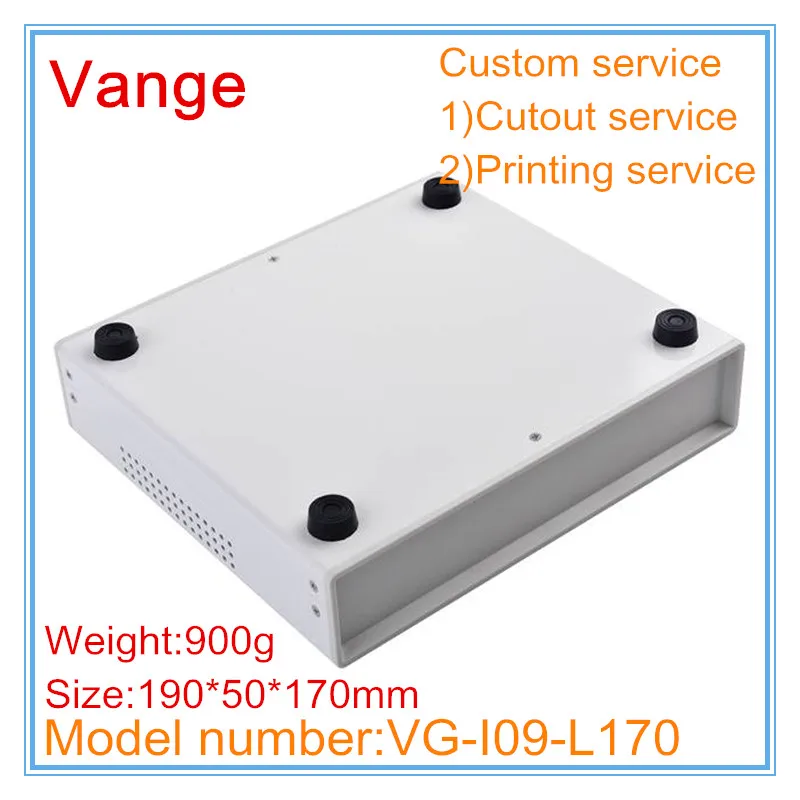 1pcs/lot power supply outlet box 190*50*170mm iron housing diy plastic panels enclosure | Wire Junction Boxes