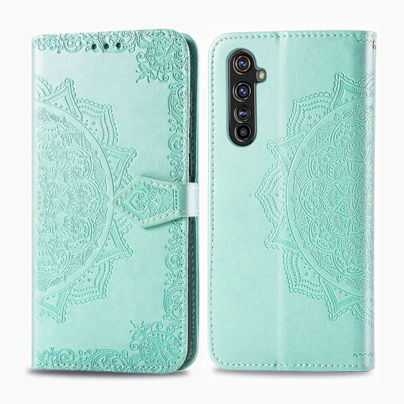 Кожаный чехол книжка с бумажником для OPPO Realme 5 5i 5S 6i 6 X50Pro C3 Reno 2 Z A5 A8 A9 2020 A31 A91 F15 Find