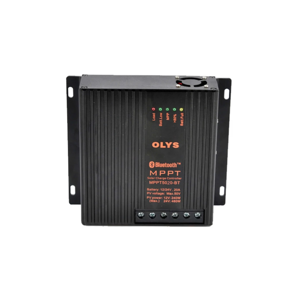 Контроллер заряда солнечной батареи OLYS 20A MPPT Bluetooth 12/24 В|Солнечные контроллеры| |