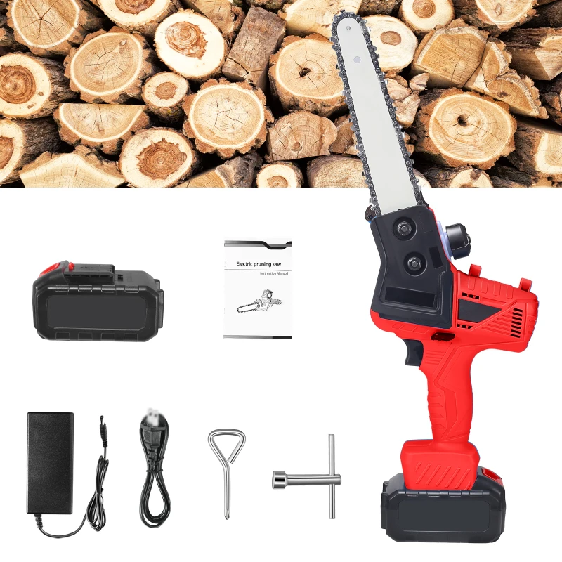 買取 400ワットミニチェーンソーミニ電動のこぎり電動チェーンは剪定片手ガーデンツール木工ツール