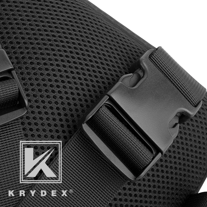 

KRYDEX Chest Recon Bag Tool Pouch Combat Tactical Vest Pouch Bag Front Shoulder Strap Outdoor Hunting Vest Pouch Chest Pack BK