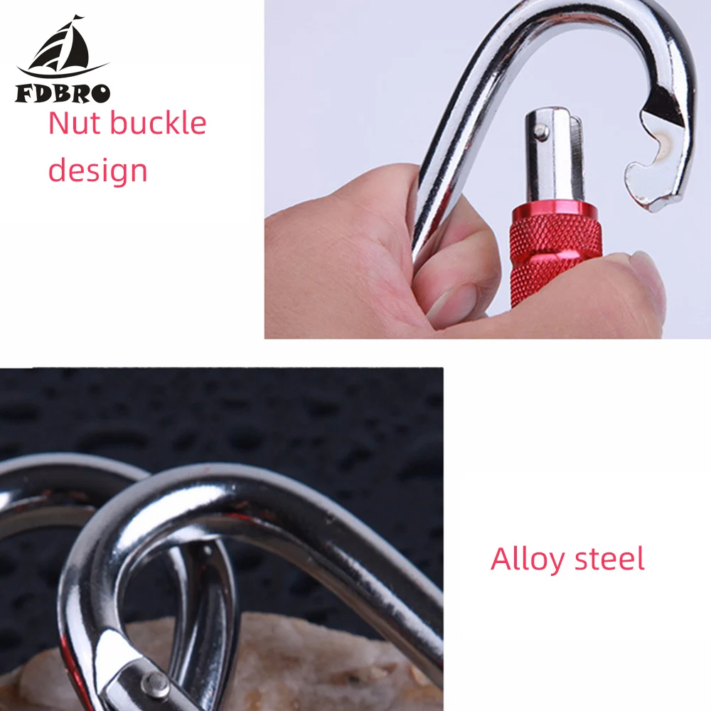 Yoga Hammock Buckle Accessories Climbing Carabiner for Safety Lock Survival Tool Hook Outdoor Camping Rock | Спорт и развлечения