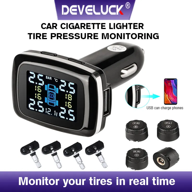 TPMS прикуриватель автомобильные шины давление Высокая чувствительность