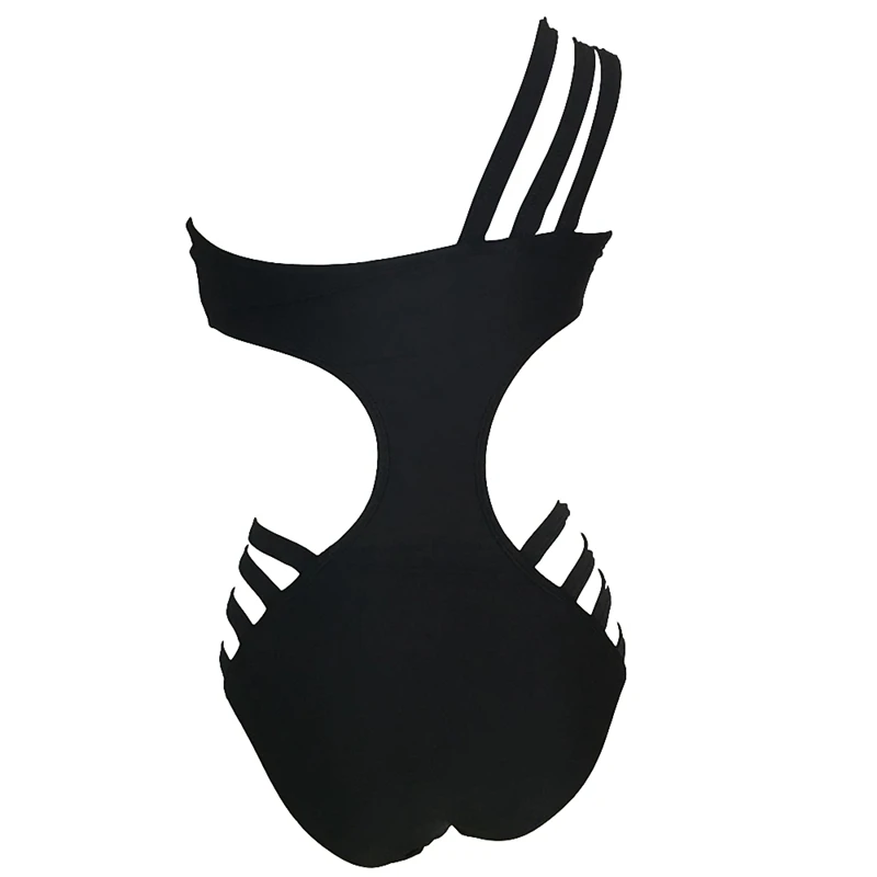 Очень паутинный сексуальный черный купальник из одного куска с повязкой Монокини купальник для женщин с прозрачной дыркой в нюдовом цвете 03#.