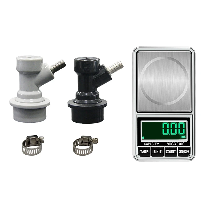 

1 Набор быстроразъемных газовых жидких Бочков Mfl 1/4 фитинги с резьбой и 1 Набор 500 г x 0,01 г весы цифровые весы