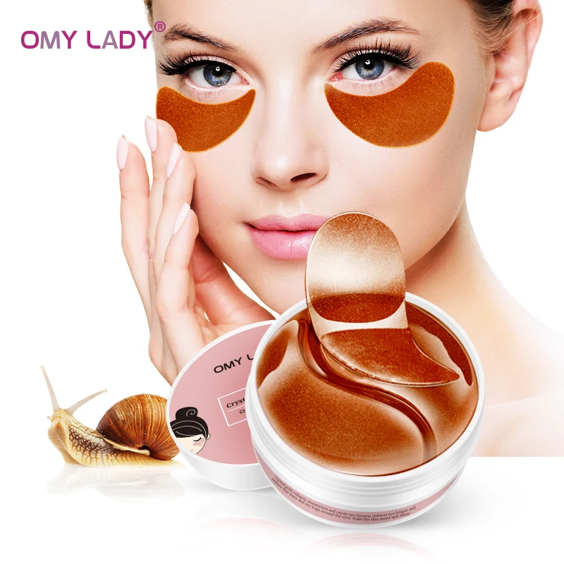 

OMY LADY 60PCS Red Ginseng Essence Eye Patch Mask Collagen Against Wrinkles Dark Circles Care Eyes Bags Pads Ageless Hydrogel