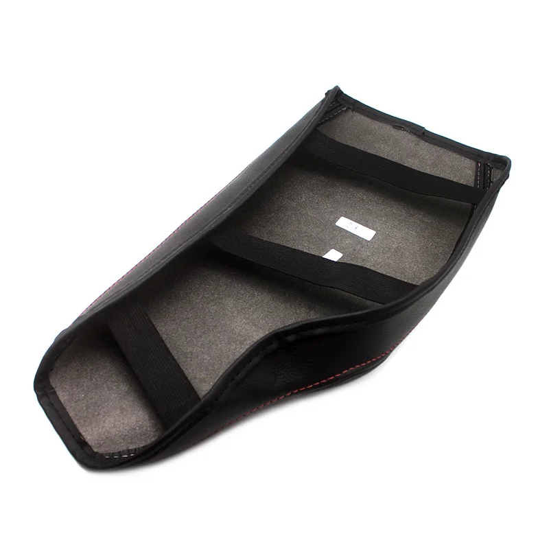 Черно красная линия подлокотник из микрофибры и кожи с центральным управлением